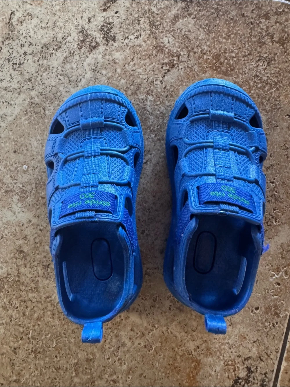 Stride Rite Bright Blue Kids Water Shoes
